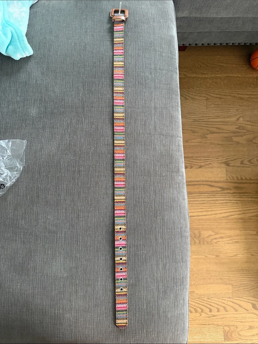 Colorful Striped Woven Belt